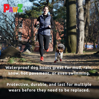 PawZ Rubber Dog Boots, 12 Boots, Classic Colors