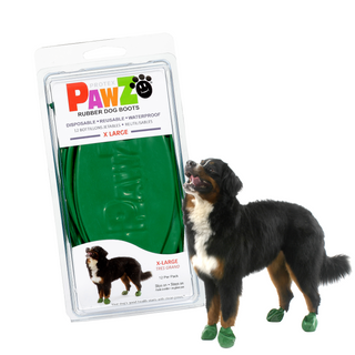 PawZ Rubber Dog Boots, 12 Boots, Classic Colors