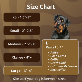 PawZ Rubber Dog Boots, 12 Boots, Teak Brown
