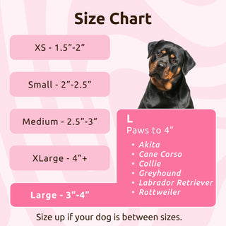 PawZ Rubber Dog Boots, 12 Boots, Pink