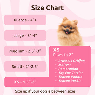 PawZ Rubber Dog Boots, 12 Boots, Pink