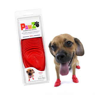 PawZ Rubber Dog Boots, 12 Boots, Classic Colors