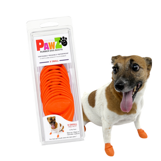 PawZ Rubber Dog Boots, 12 Boots, Classic Colors